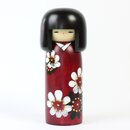 Kokeshi Hanaguruma (Blumenrad) 19 cm