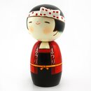 Kokeshi "Washoi" (Frau) Figur von japanischen...