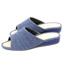 Tatami-Pantoffeln Aizome Streifen 23 cm