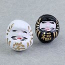 Daruma Set 4,5 cm schwarz+wei&szlig;