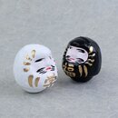 Daruma Set 4,5 cm schwarz+wei&szlig;