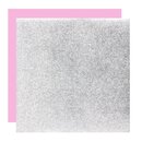 Metallic-Paper Double Color silber-rosa, verschiedene...