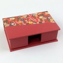 Visitenkartenbox Hananagare, rot