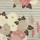 Meterware Retroflower beige, 1 m