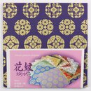 DC Flower Pattern Washi Chiyogami gold 15 cm