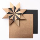 Strukturpapier Inakusa kupfer-schwarz, 15 cm, 20 Blatt