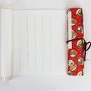 Kalligrafie-Schmuckrolle, Schriftrolle Muscheln rot
