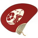Blattf&auml;cher Uchiwa Trichterwinde rot, seitlicher Griff