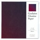 Glassine Origami Gradation rotviolett