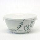 Sch&uuml;ssel mit Mikrowellendeckel Flower Line 13 cm...
