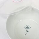 Sch&uuml;ssel mit Mikrowellendeckel Flower Line 13 cm...