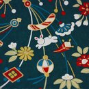 Washibogen Asobi petrolblau 48x64 cm