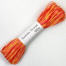 Garn f&uuml;r Sashiko, mehrfarbig gelb-orange, 100 m