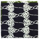 Furoshiki Heart Vine 48 x 48 cm schwarz/gr&uuml;n