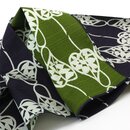 Furoshiki Heart Vine 48 x 48 cm schwarz/gr&uuml;n