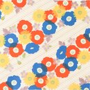 Furoshiki Flower Strips beige 70 x 70 cm