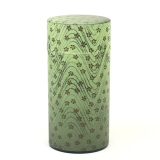 Teedose Kirschbl&uuml;ten gr&uuml;n, f&uuml;r 175 g Teebl&auml;tter