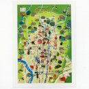 Sichtfolie A4 "A Map of Kyoto" zweisprachig