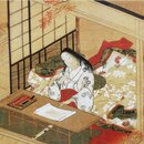 Postkartenset, 3er Set "Tale of Genji" und Kranich