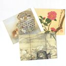 Postkartenset, 3er Set Bl&uuml;ten & Tiere