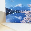 Gru&szlig;karte "Fr&uuml;hling am Kawaguchiko",...