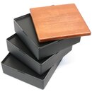 Lackbox 16,5 x 16,5 x 18 cm, schwarz