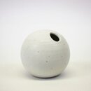 Kleine runde Vase, wei&szlig;