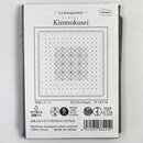 Tuch Sashiko "Kinmokusei", 33 x 33 cm, taupe