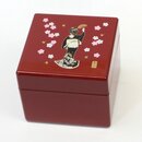 Kleine Schmuckbox Maiko, rot