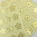 Aufkleber Kirschbl&uuml;ten gold, 60 St&uuml;ck