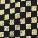 2 Blatt B4 Washi Ichimatsu schwarz 360 x 255 mm