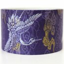 Washitape Kranich blauviolett, 2,5 cm x 5 m