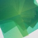 Glassine Origami Gradation gr&uuml;nt&uuml;rkis 15 cm
