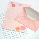 Briefpapierset "Yukitsubaki", 19 x 14 cm, +...