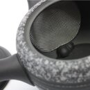 Gr&uuml;nteekanne Kyusu anthrazit mit Streifen 200 ml
