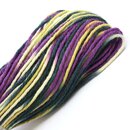 Garn f&uuml;r Sashiko, mehrfarbig gelb-violett, 20 m