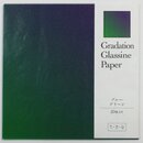 Glassine Origami Gradation blau-gr&uuml;n 15 cm