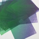 Glassine Origami Gradation blau-gr&uuml;n 15 cm