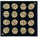 Furoshiki Daruma schwarz 90 x 90 cm