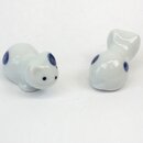 Essst&auml;bchenablagen 2er Set Hundchen blau