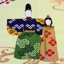 Furoshiki Hinamatsuri 50 x 50 cm