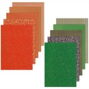B4 Kinran Washi 360 x 255 mm, 10 Blatt in 5 Mustern