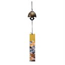Furin, Windglocke Bl&uuml;te, messing