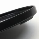 Ovales Tablett, schwarz, 30,2 x 15,9 cm
