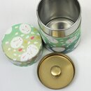 Teedose Mame-Usagi 100 g, hellgr&uuml;n, mit Metalldeckel