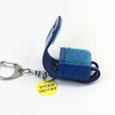 Schl&uuml;sselanh&auml;nger Schulranzen blau