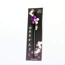 Kansashi, japanische Haarnadel Kirschbl&uuml;te violett