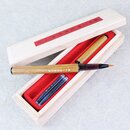 Fudepen, Pinselstift mit Bambusgeh&auml;use, natur