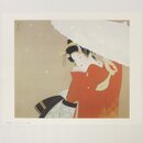 Kunstdruck: "Hatsuyuki" (Erster Schnee) von...