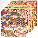 Washi gemustert, 12 cm, 20 Blatt in 20 Mustern